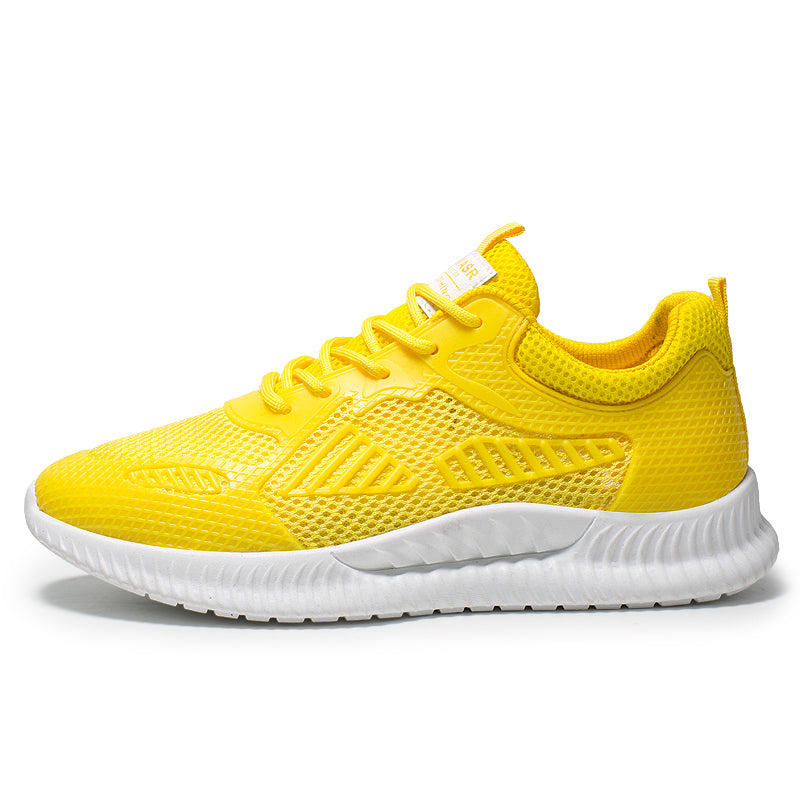 Casual running shoes.