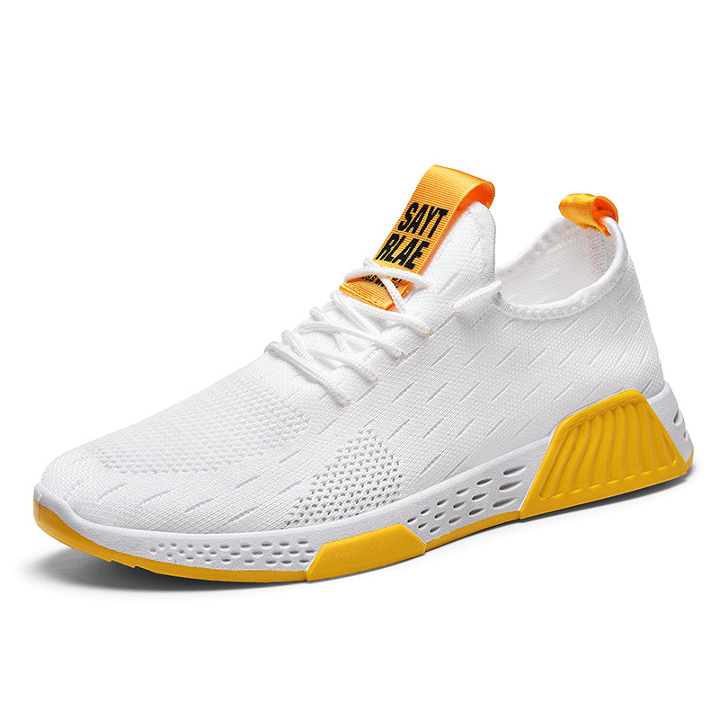Casual running shoes.