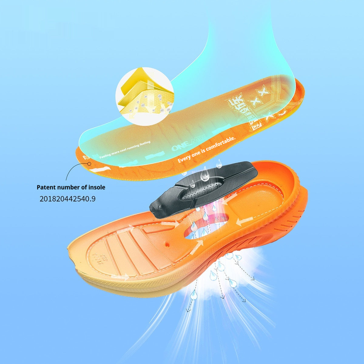 Shock Absorption Running Shoes – Breathable, Lightweight, Sizes 35-47