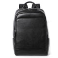 Men's Genuine Cowhide Leather Backpack – Large Capacity, Anti-Theft, Waterproof