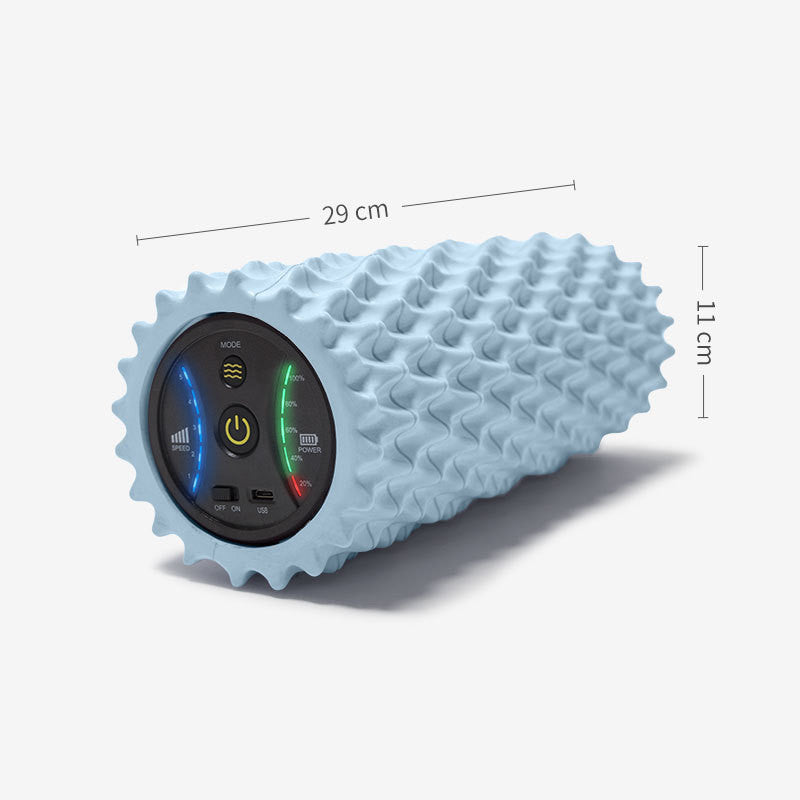 USB Electric Vibrating Foam Roller – 4-Speed Massage Column