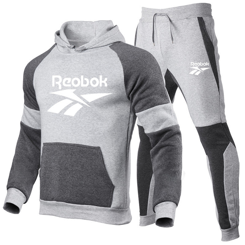 Men's Leisure Sports Suit – Cotton Hoodie & Trousers Set