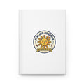 Feeling Positive Hardcover Journal — "Feeling Positive" Sun Graphic Notebook for Daily Gratitude & Affirmations.