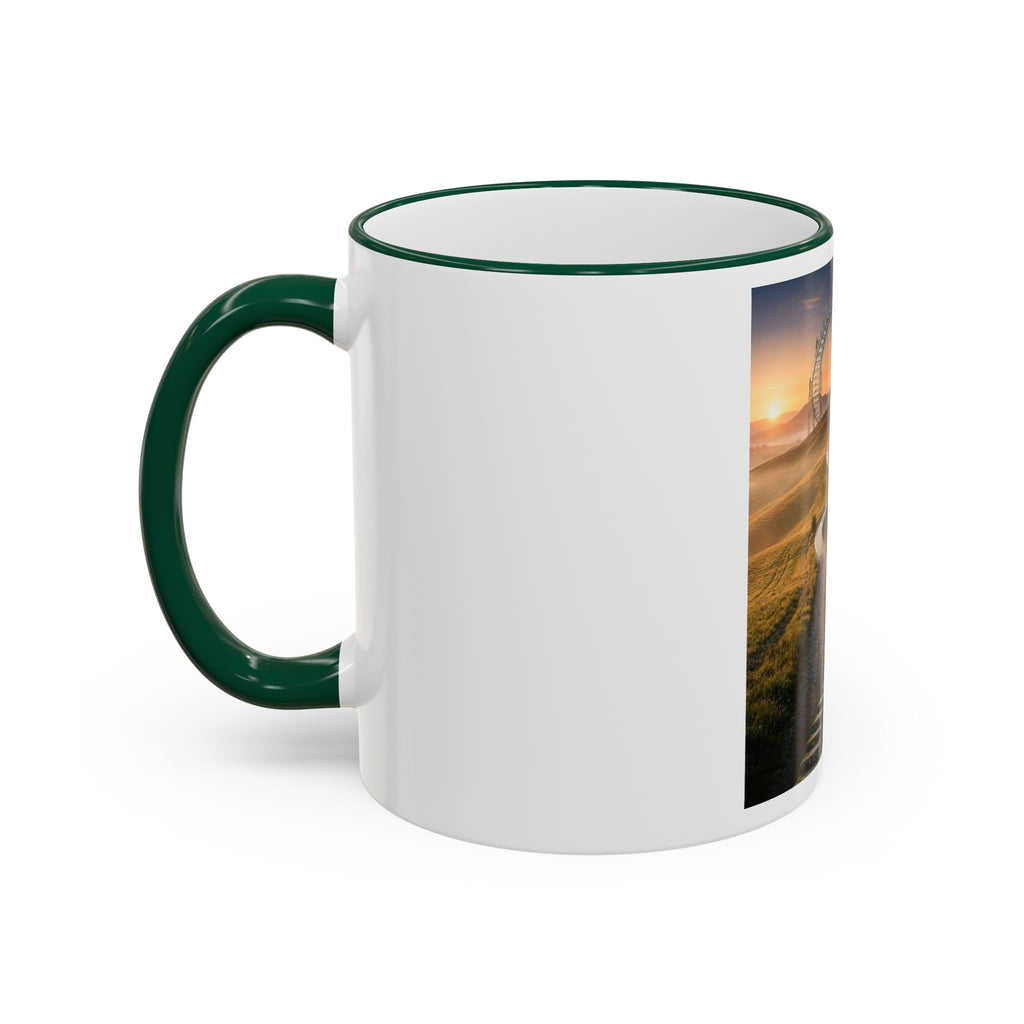 Motivational Journey Mug — "With small steps" Inspirational Coffee Cup
