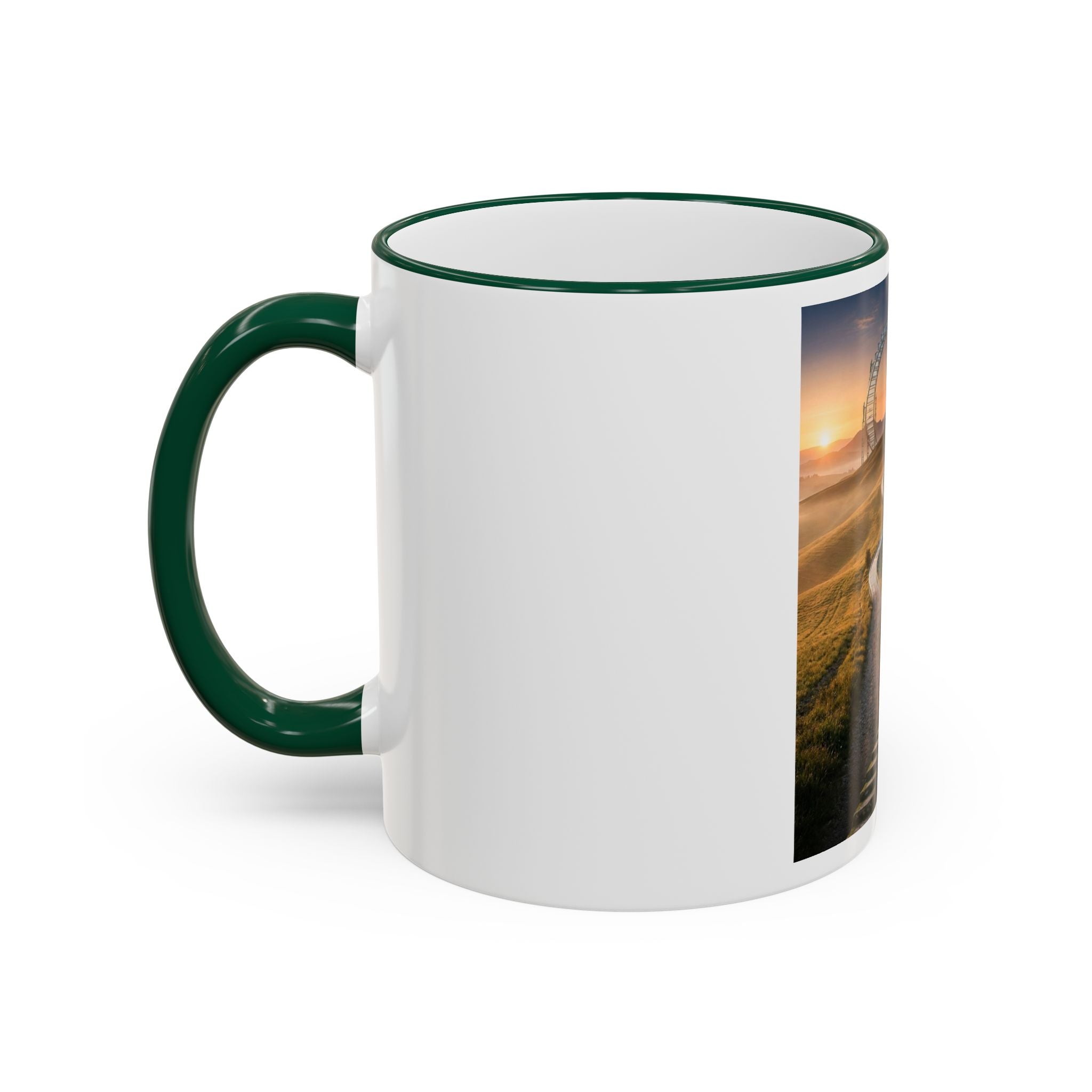 Motivational Journey Mug — "With small steps" Inspirational Coffee Cup