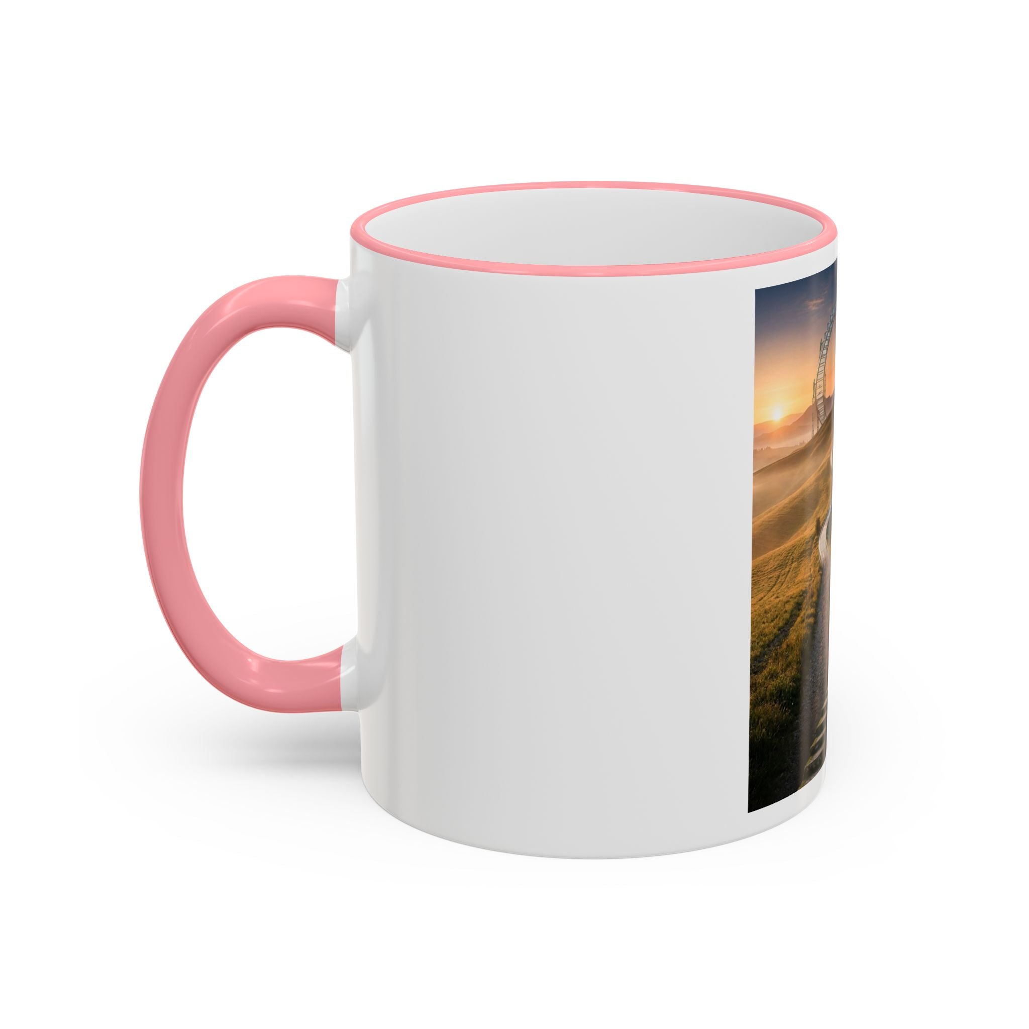 Motivational Journey Mug — "With small steps" Inspirational Coffee Cup
