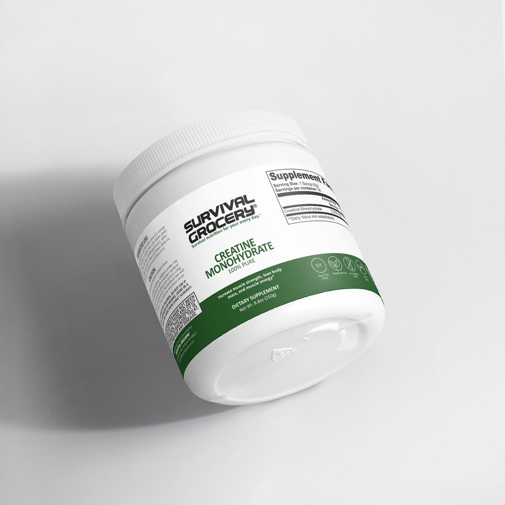 Creatine Monohydrate – Survival Grocery® | Pure Sports Performance Supplement