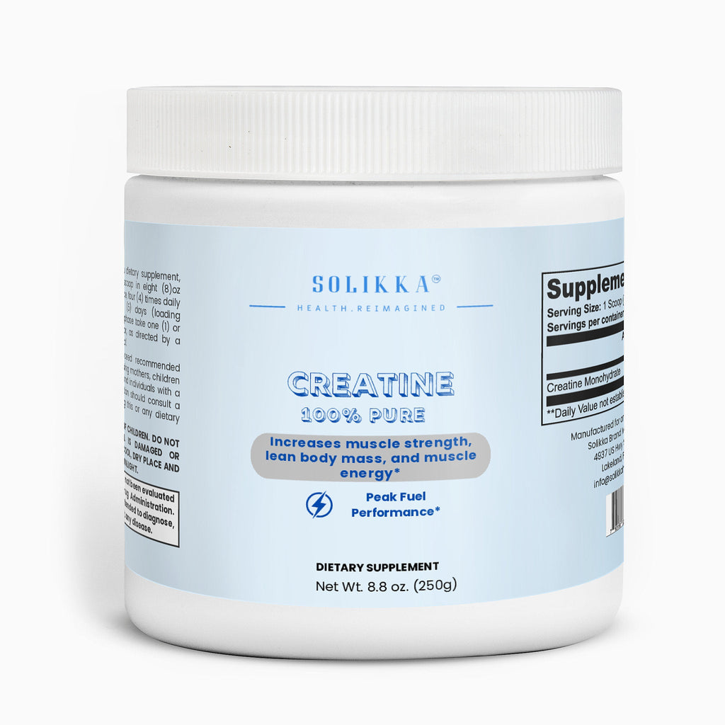 Creatine Monohydrate – Solikka | Pure Sports Performance Supplement