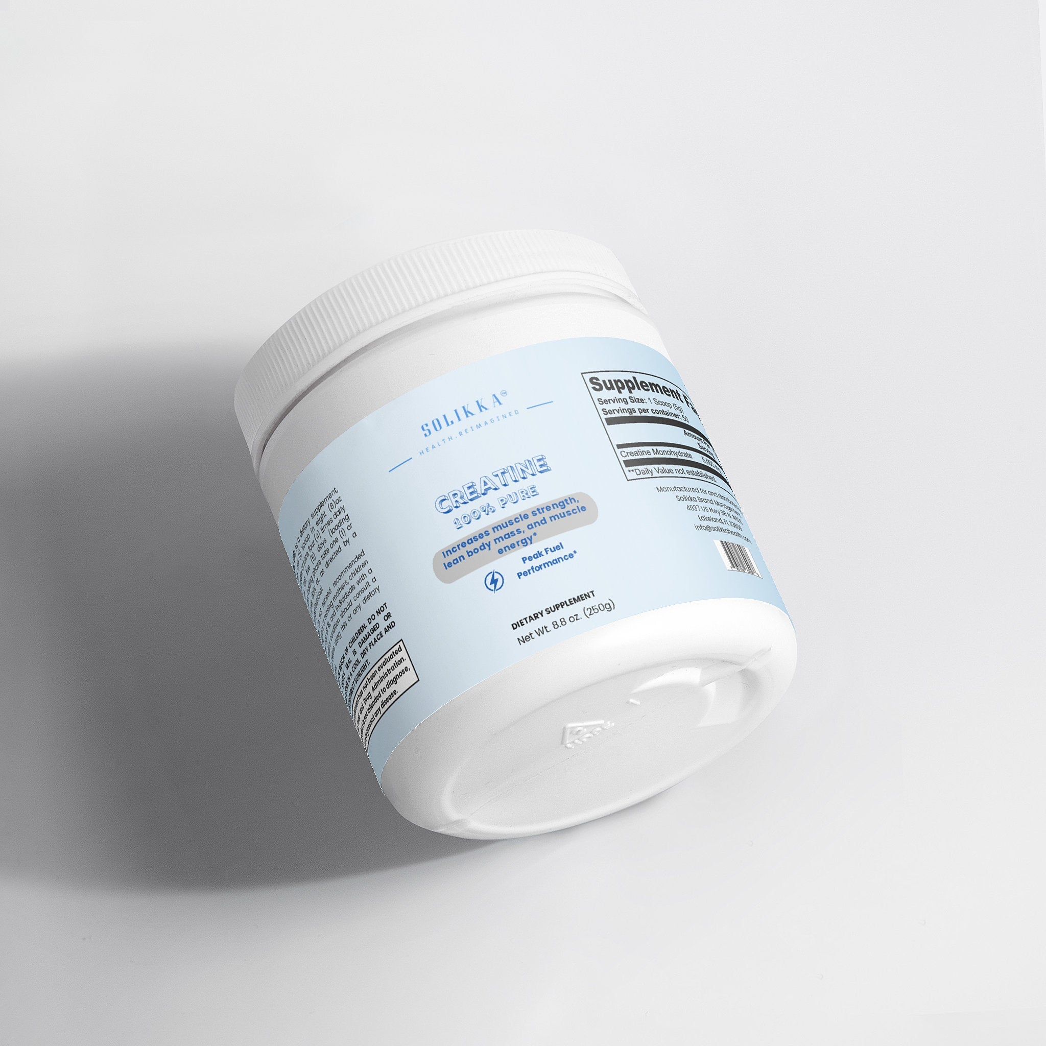 Creatine Monohydrate – Solikka | Pure Sports Performance Supplement