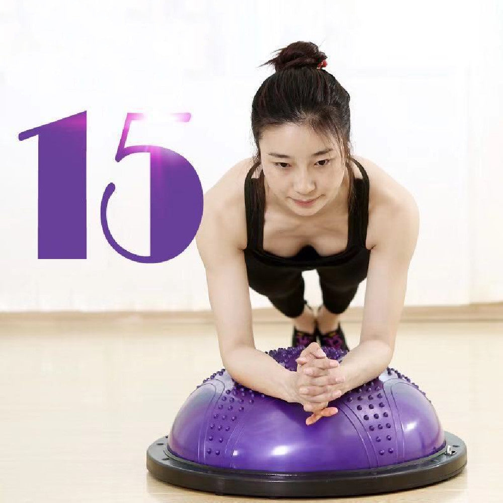 Yoga & Pilates Ball with Resistance Bands – 46cm / 58cm