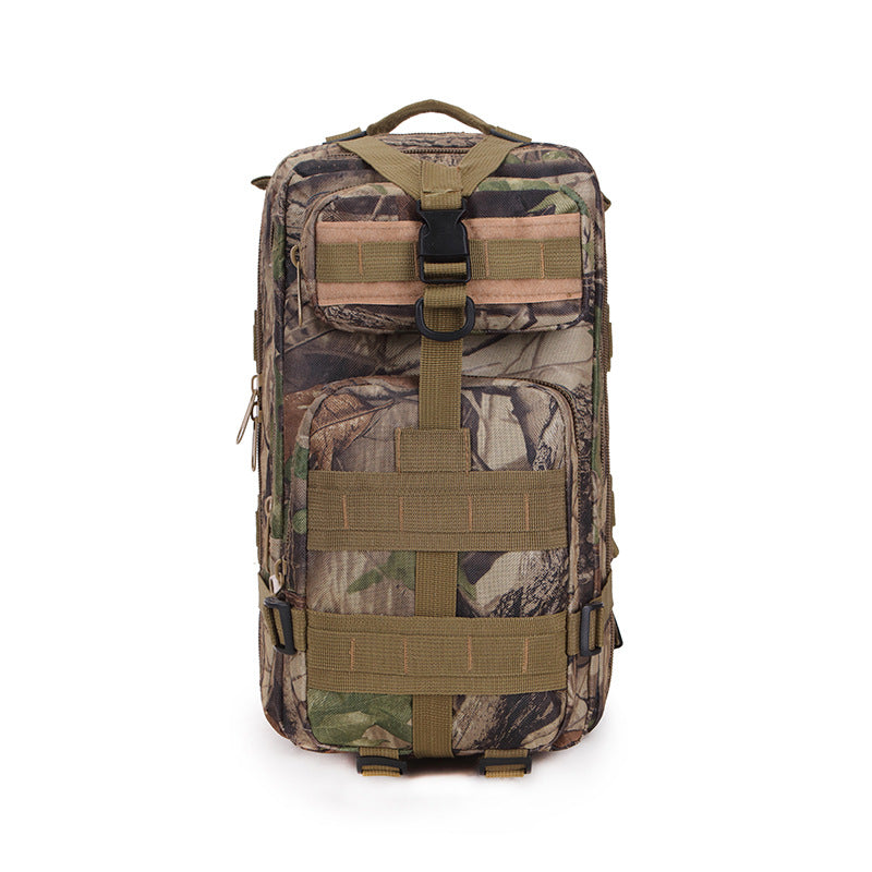 Outdoor sports camouflage backpack.