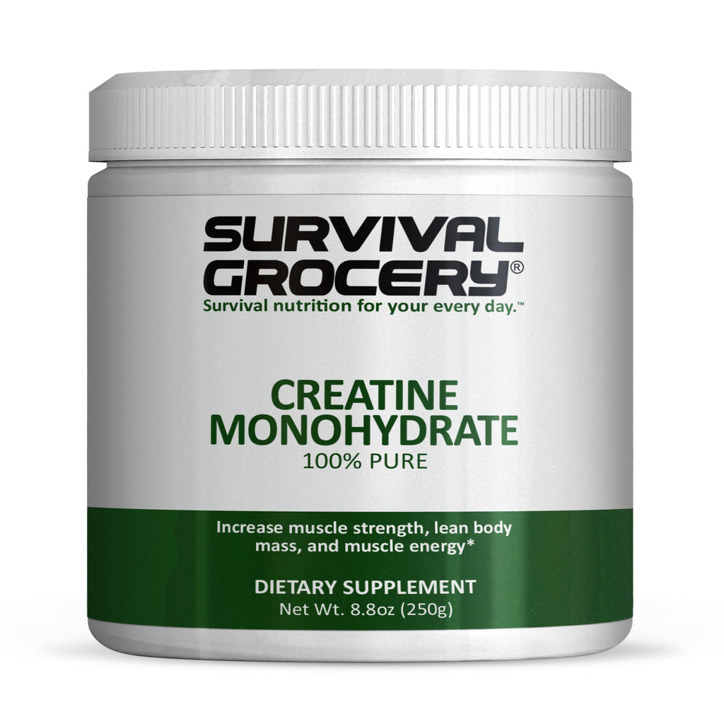 Creatine Monohydrate – Survival Grocery® | Pure Sports Performance Supplement