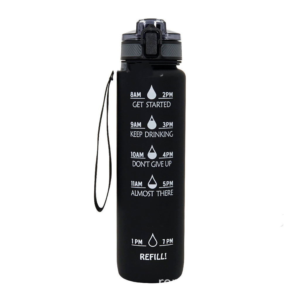 Sports Frosted Gradient Water Bottle.