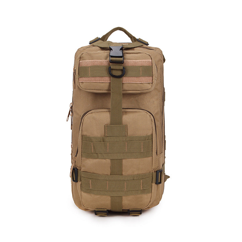 Outdoor sports camouflage backpack.