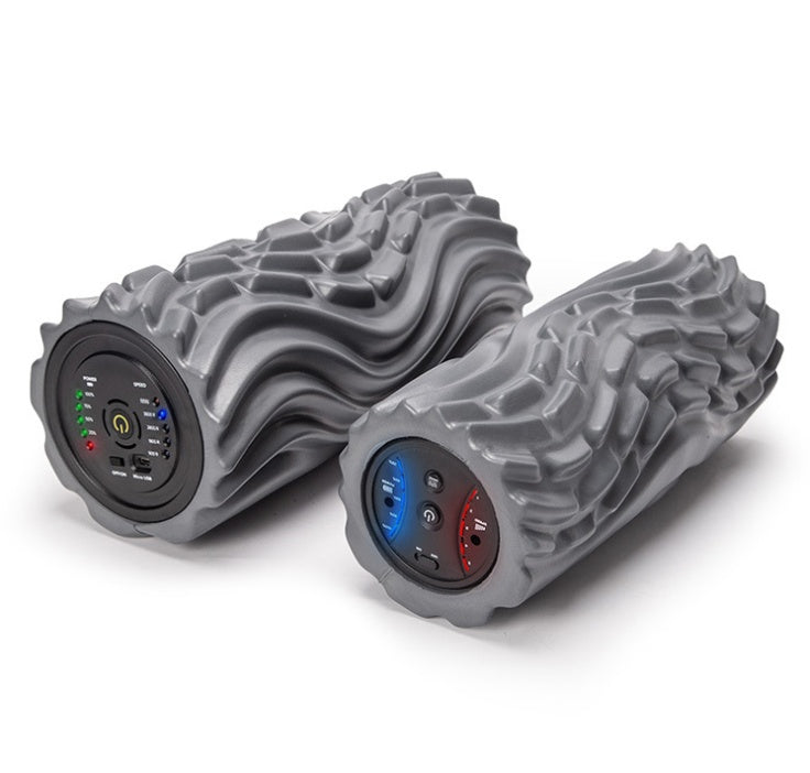 USB Electric Vibrating Foam Roller – 4-Speed Massage Column