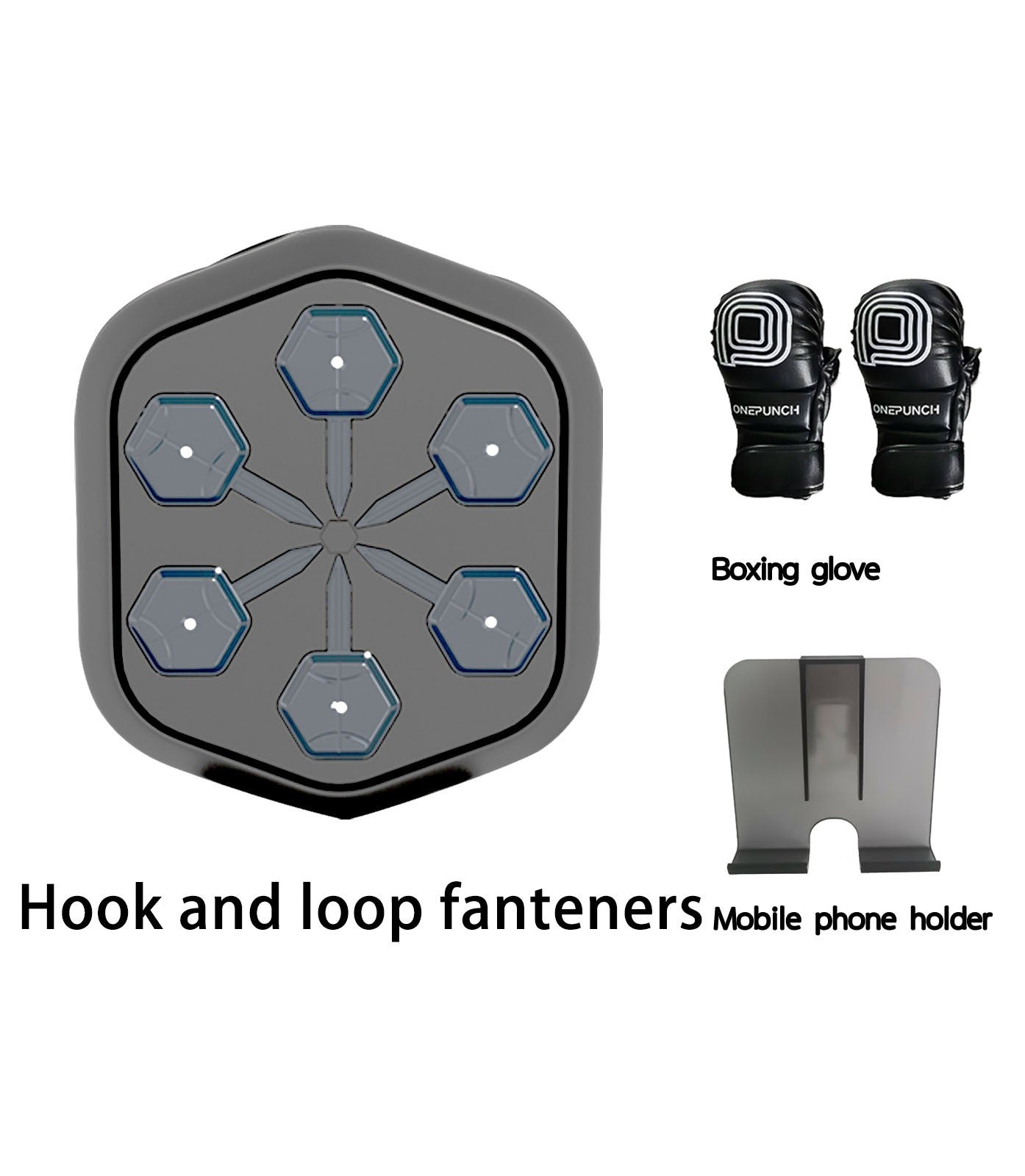 Smart Boxing Machine – Bluetooth Music, 450lbs Capacity & Gloves Included