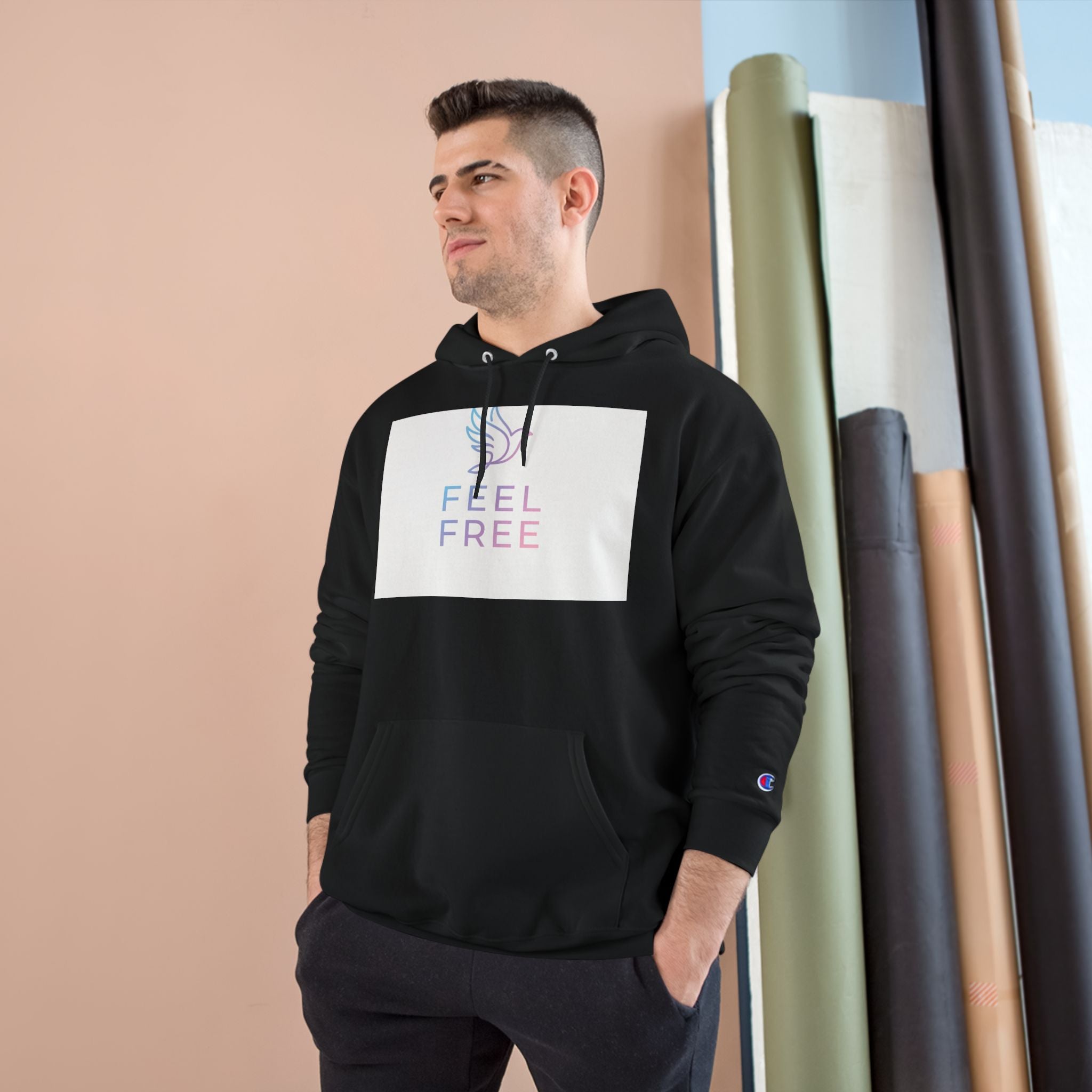 Feel Free Hoodie — Pastel Dove Comfort Pullover