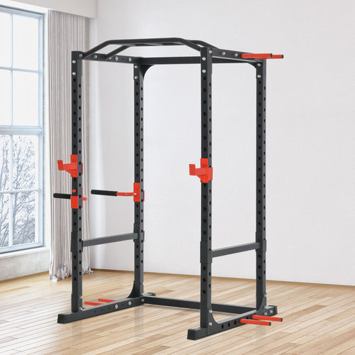 Adjustable Power Tower – Dip Station, Pull Up Bar & Squat Rack