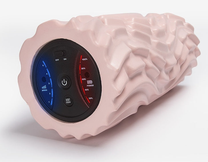 USB Electric Vibrating Foam Roller – 4-Speed Massage Column
