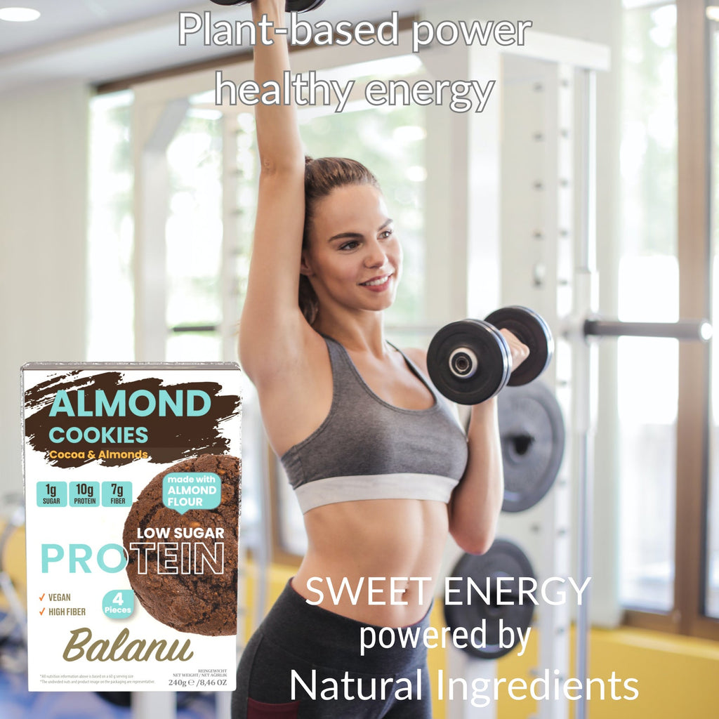 Protein Almond Cookie Bar – Cocoa & Almond, 240g (4 bars)