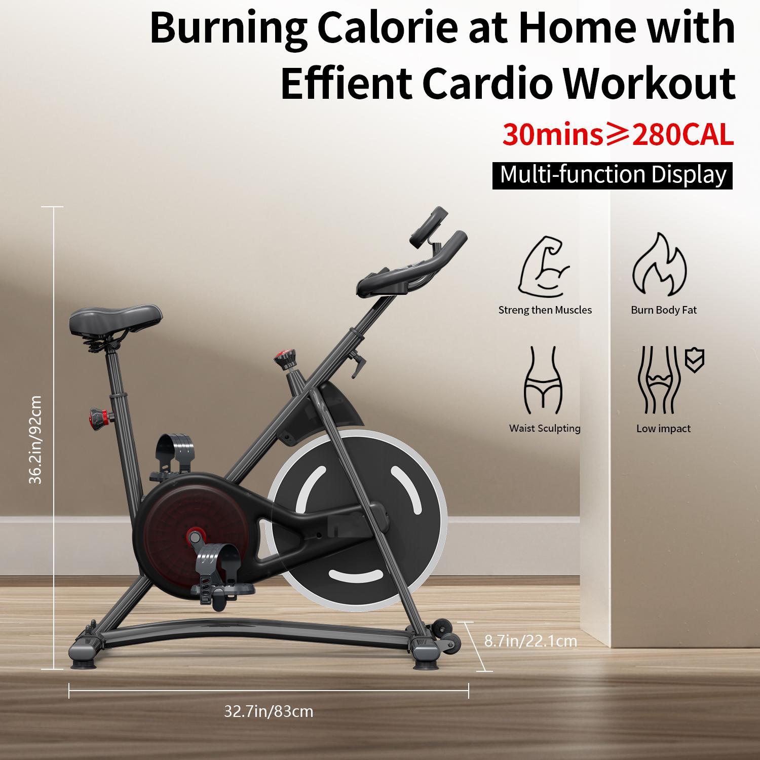 Magnetic Exercise Bike – Home Gym Fitness Bike with Digital Display