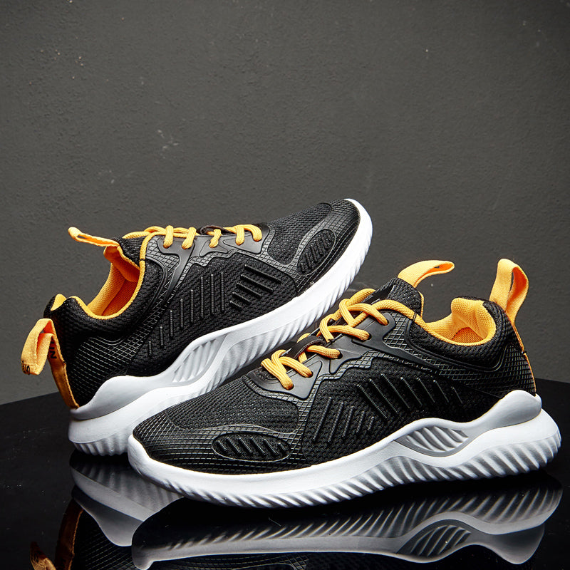 Casual running shoes.