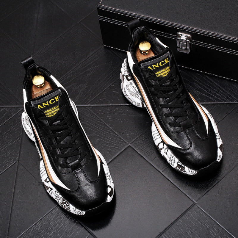 Men's High-Top Sneakers – Microfibre, Casual Sport