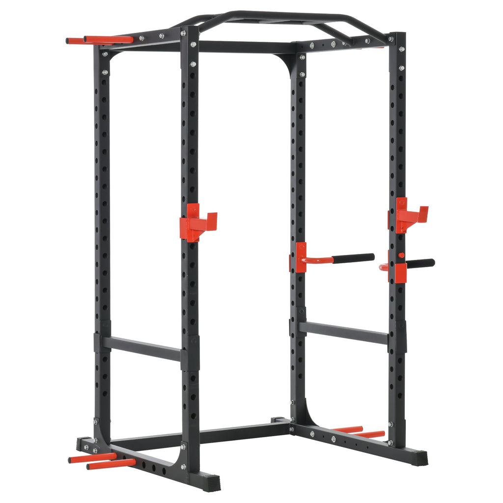 Adjustable Power Tower – Dip Station, Pull Up Bar & Squat Rack