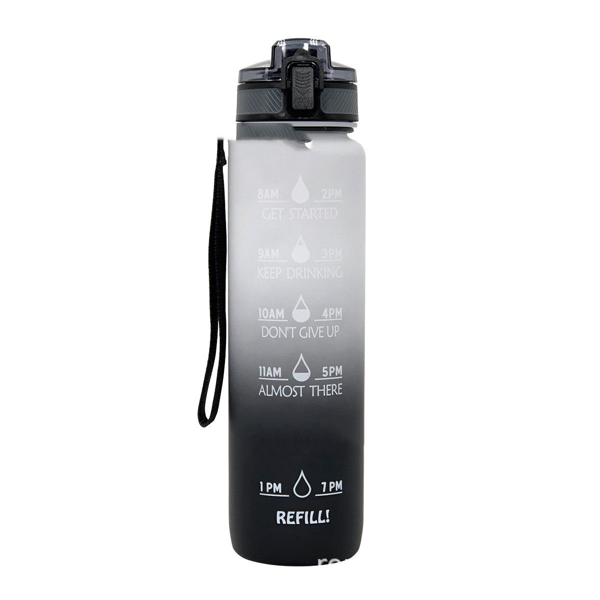 Sports Frosted Gradient Water Bottle.