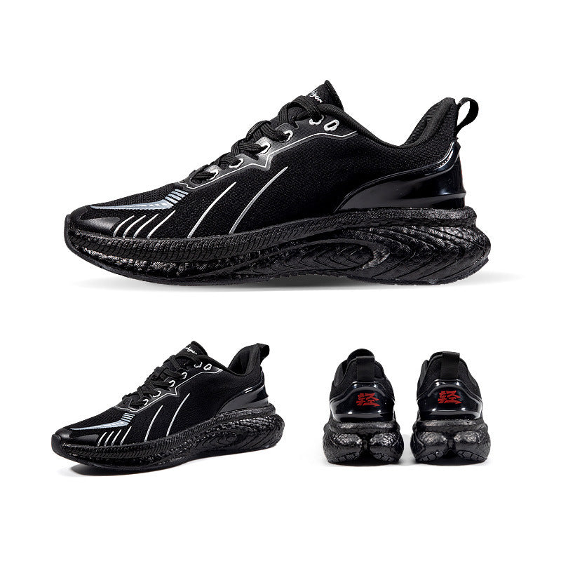 Thick Sole Lightweight Running Shoes – Flying Woven, Sizes 36-44