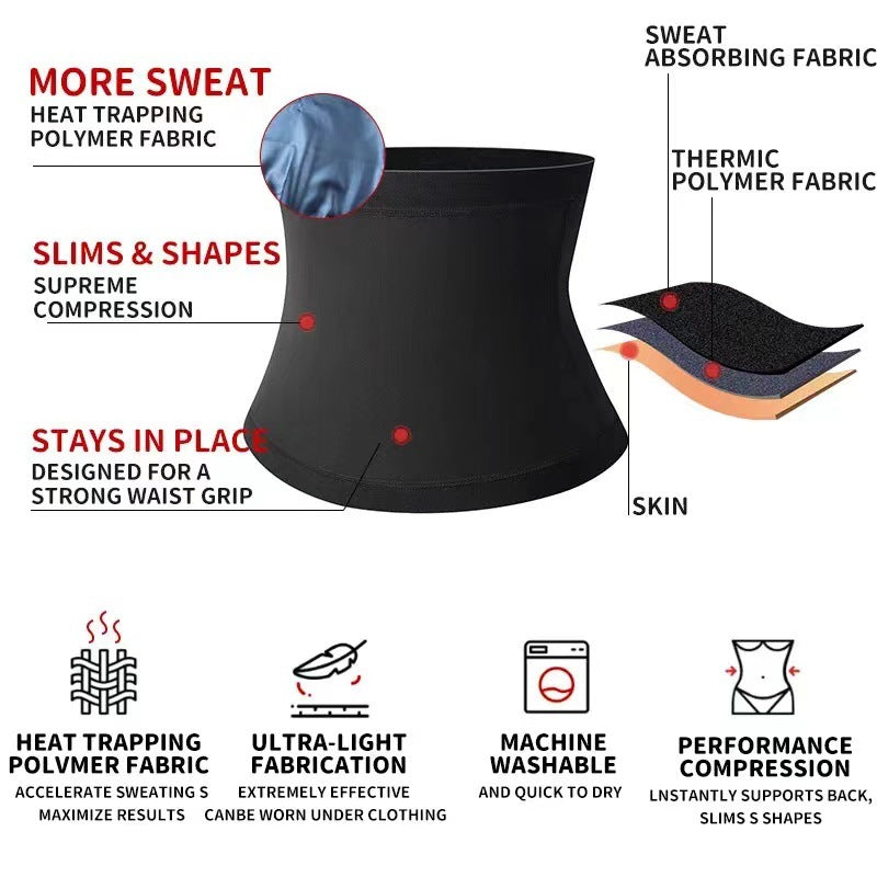 Men's Sports Waist Belt – Sweat Activation & Compression Support