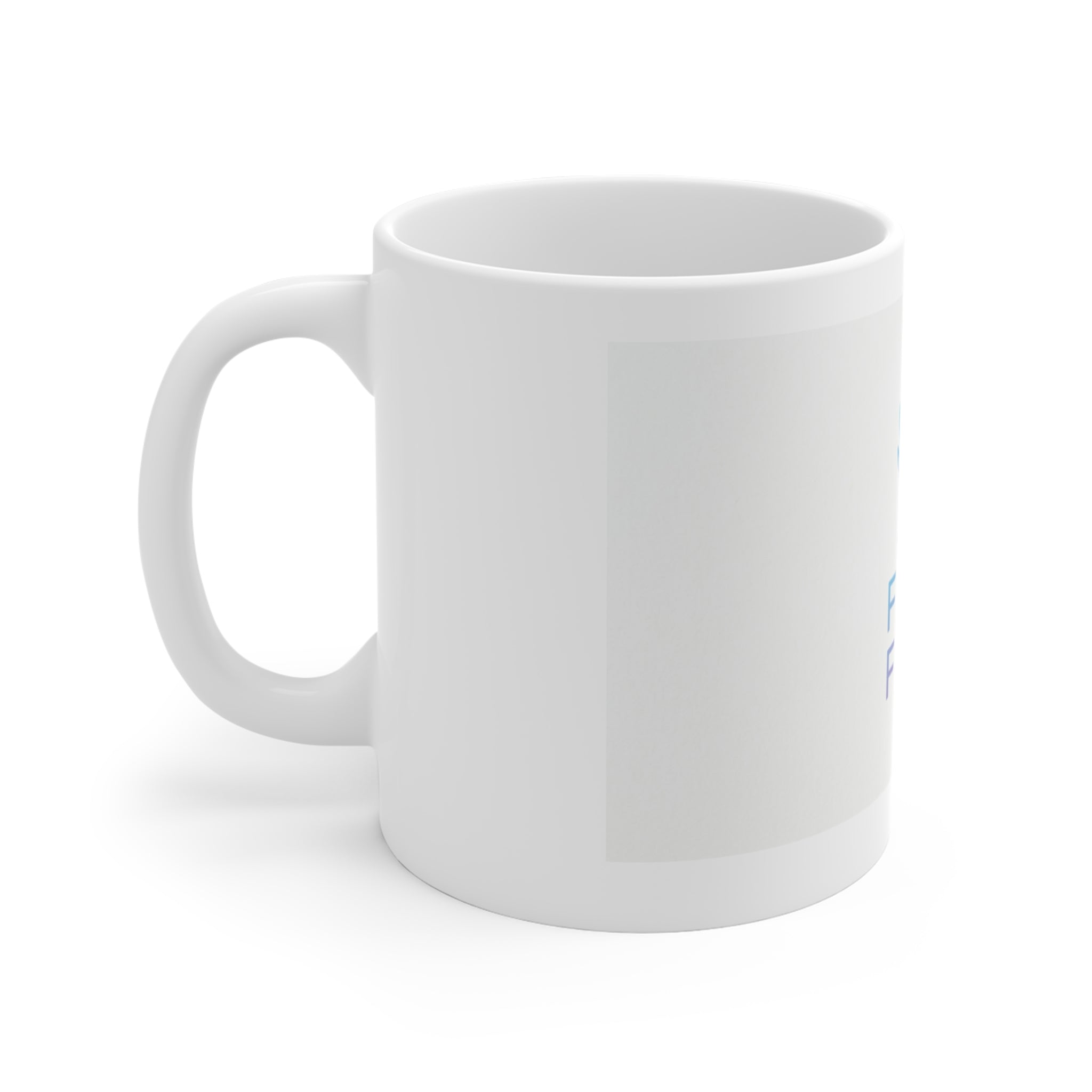 Feel Free Dove Mug — Inspirational Pastel Ceramic Coffee Cup (11 oz)