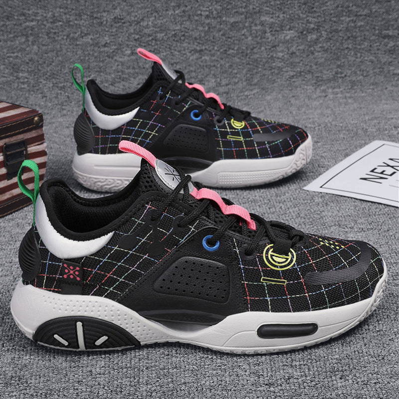 Cotton Candy Basketball Shoes Men's Sneakers.