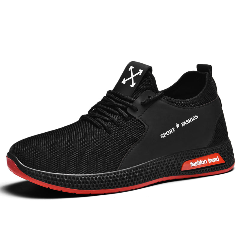 Casual running shoes.