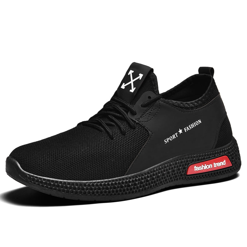 Casual running shoes.
