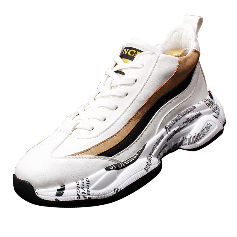 Men's High-Top Sneakers – Microfibre, Casual Sport