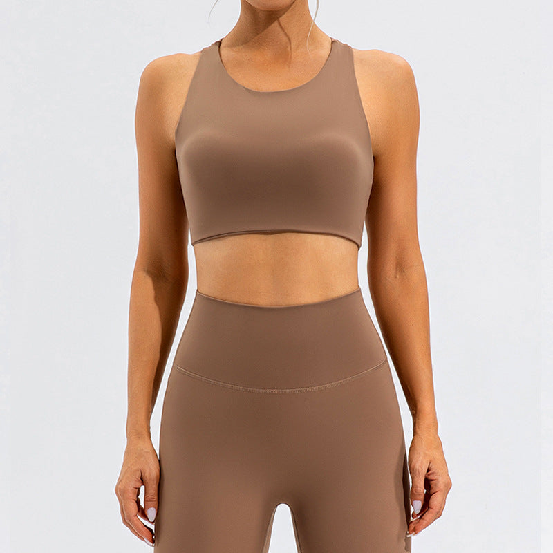 Women's High Waist Yoga Set – Lycra Top & Leggings