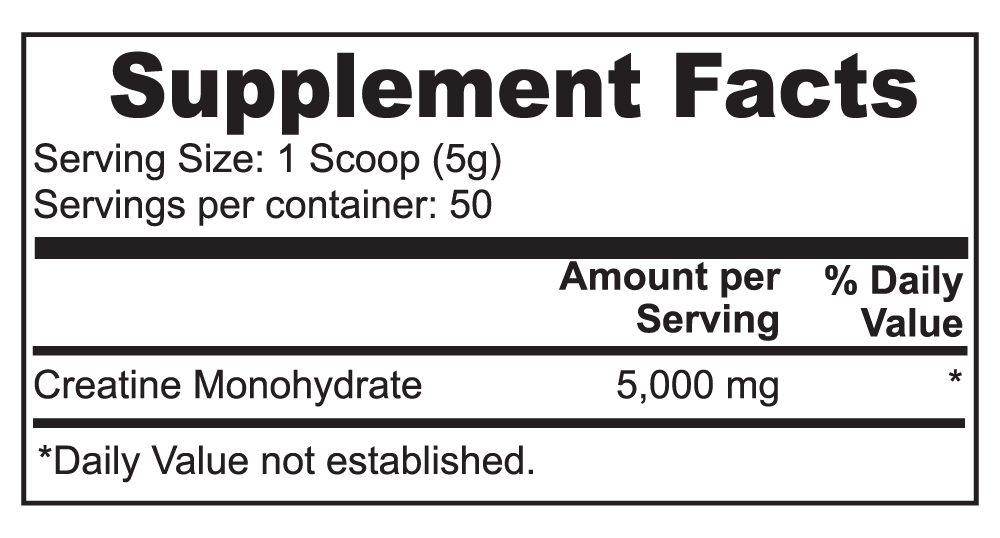 Creatine Monohydrate – Chiron  | Pure Sports Performance Supplement