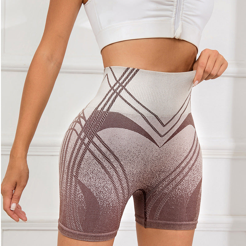 Women's Gradient Sports Fitness Shorts