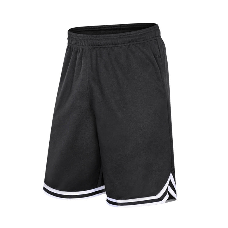 Basketball shorts and sweatpants.