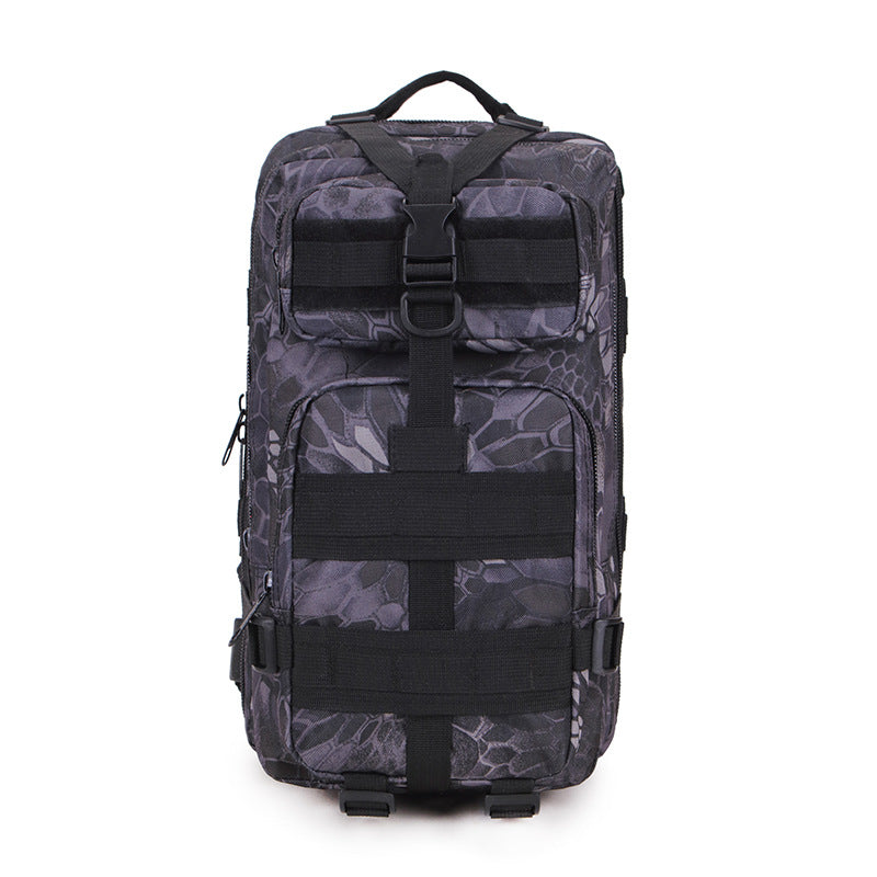 Outdoor sports camouflage backpack.