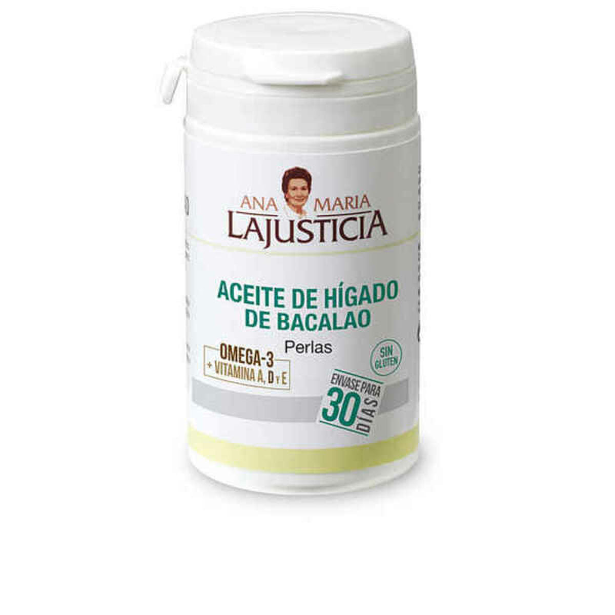 Cod Liver Oil Ana María Lajusticia Aceite De Higado De Bacalao Vitamina E.