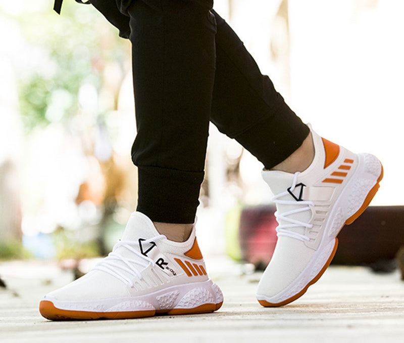 Men Sneakers Breathable Mesh Sports Shoes.