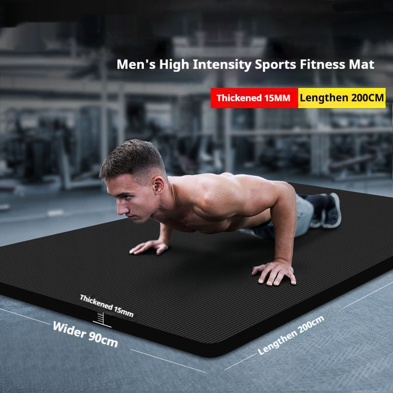 Fitness yoga mat.