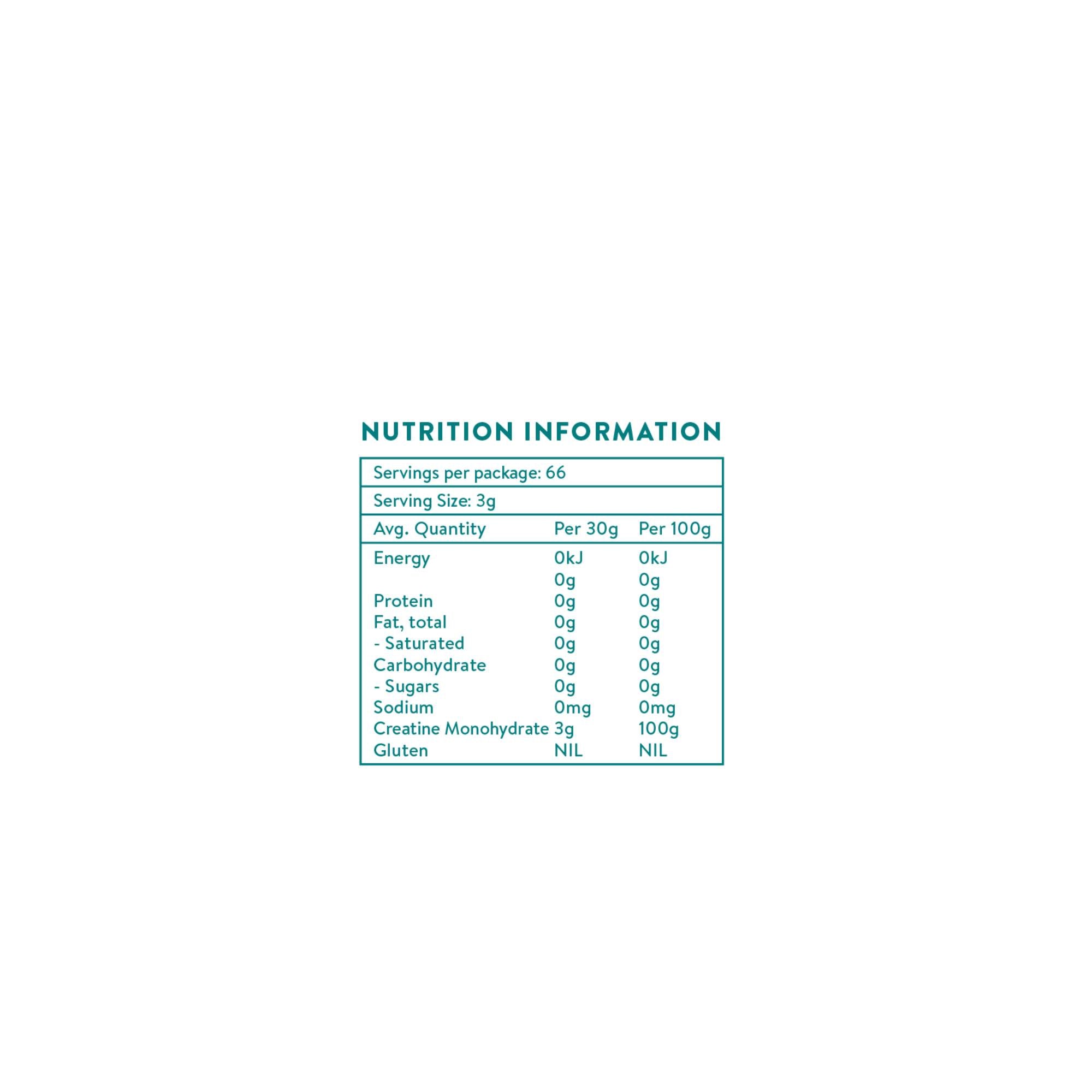 Creatine Pure – 100% Micronised Creatine Monohydrate | VIVO Nue | Feel Better