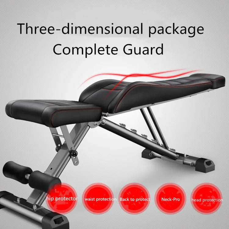 Body Workout Strength Training Decline Incline Adjustable Utility Weight Bench Press