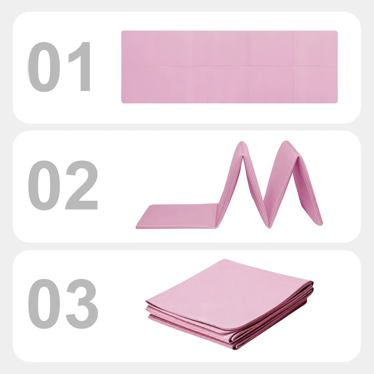 Yoga & Pilates Mat 3/4/6mm – Non-Slip Exercise Pad
