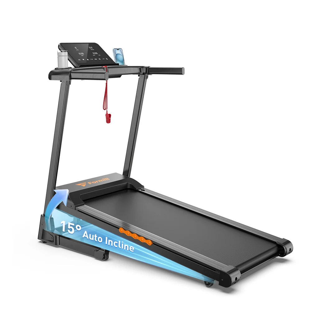 Formill FT61 Foldable Treadmill – 3.0HP, 15° Auto Incline, 300lbs