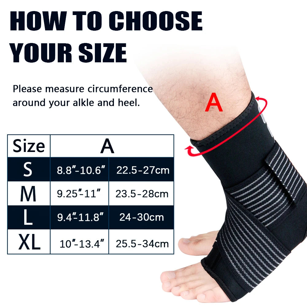 Sport Ankle Compression Sleeve – Arch & Achilles Support for Active Athletes