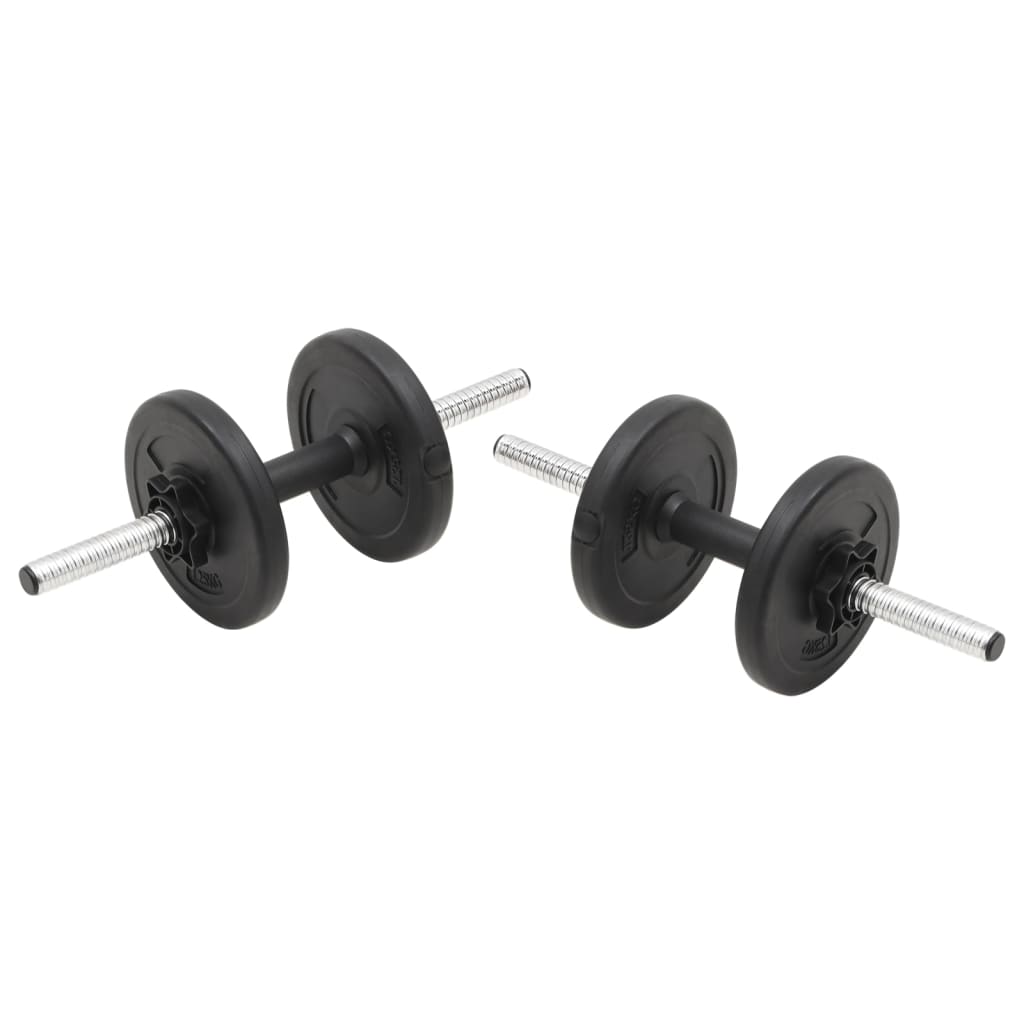 barbell and dumbbell set.